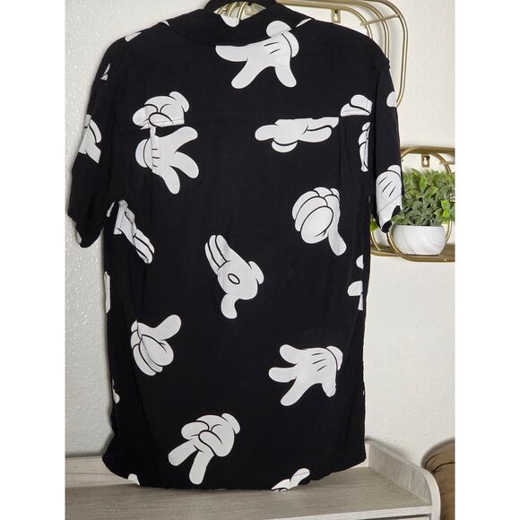 Disney - Mickey Mouse Hands Button Up- size S - Picture 3 of 3